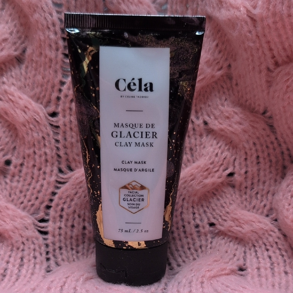 Céla Masque de Glacier Clay Mask - Black & Gold Tube